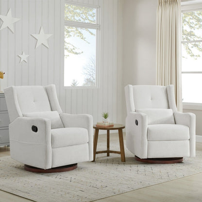 Fauteuil inclinable pivotant manuel Lincoln avec coussin lombaire