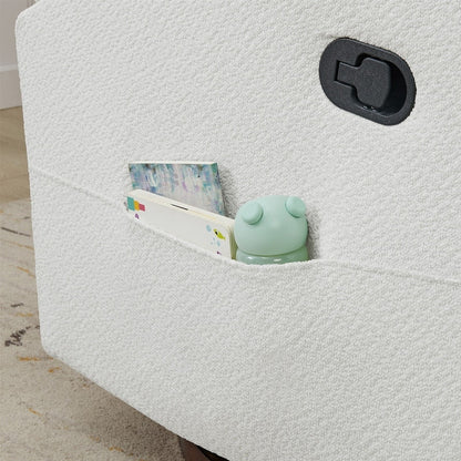 Fauteuil inclinable pivotant manuel Lincoln avec coussin lombaire