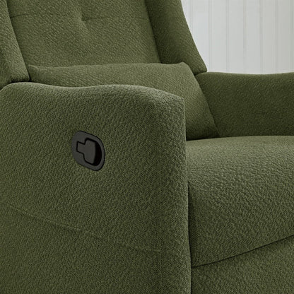 Fauteuil inclinable pivotant manuel Lincoln avec coussin lombaire
