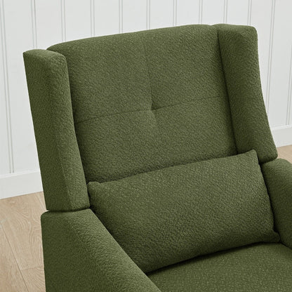 Fauteuil inclinable pivotant manuel Lincoln avec coussin lombaire