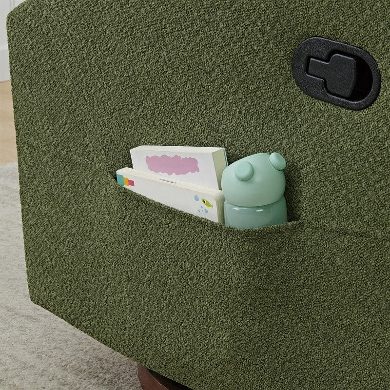 Fauteuil inclinable pivotant manuel Lincoln avec coussin lombaire