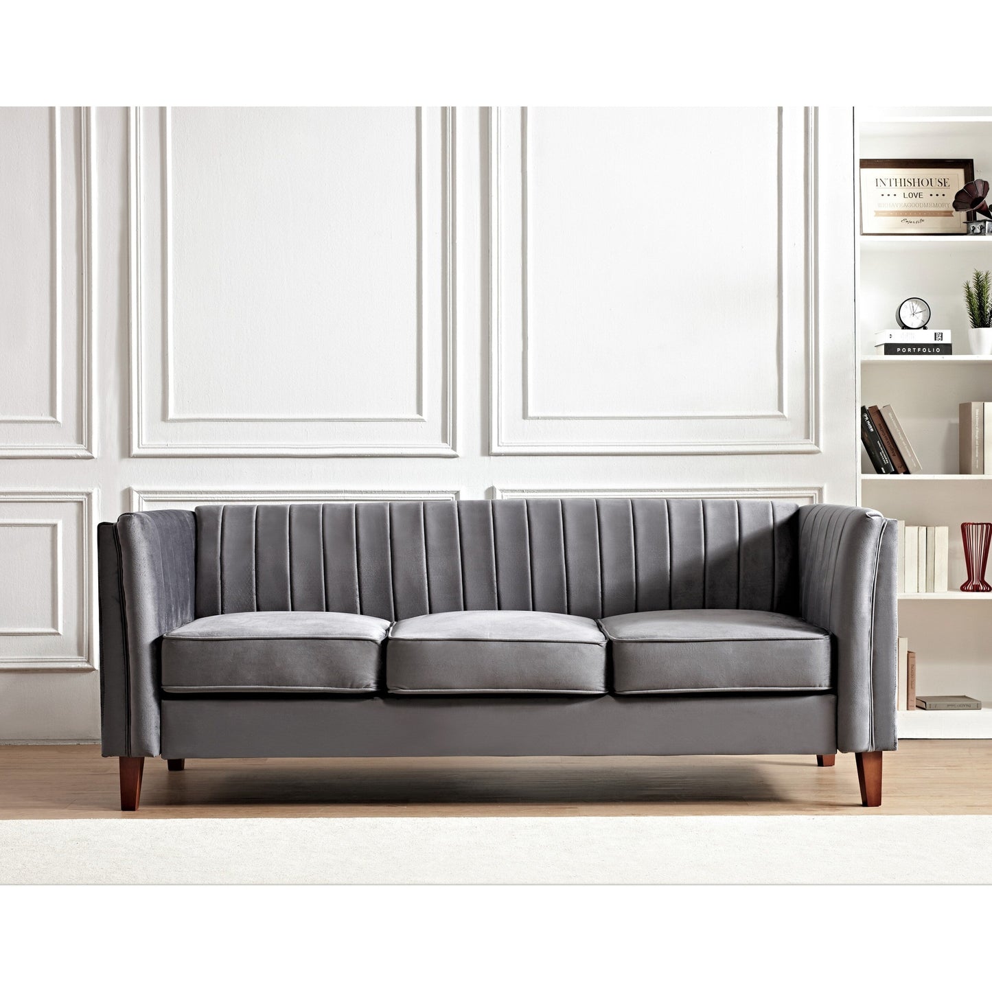 Canapé design carré capitonné Line