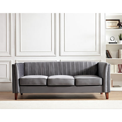 Canapé design carré capitonné Line