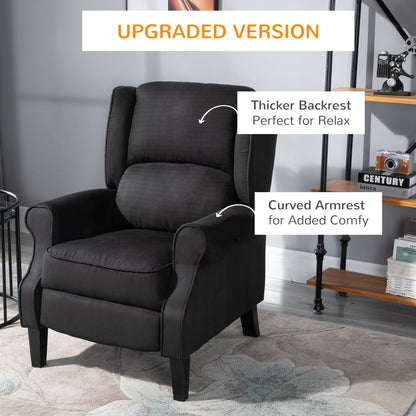 Fauteuil inclinable massant en lin avec fonction chauffante, télécommande et inclinaison manuelle