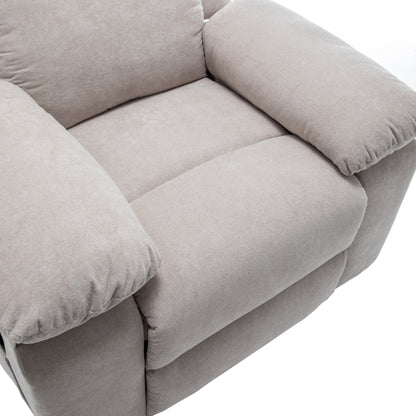 Canapé inclinable simple pour salon, fauteuil inclinable en velours à relevage électrique avec massage et chauffage réglables et poche latérale, position infinie