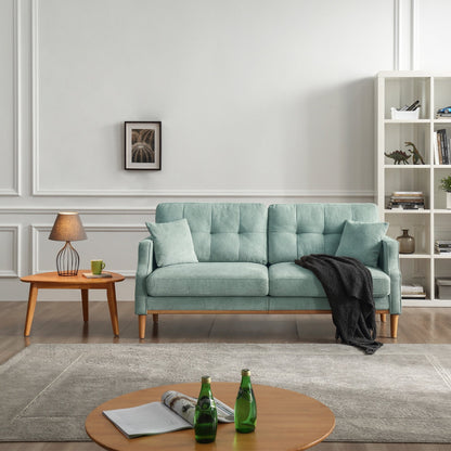 Canapé rembourré avec tissu imperméable et port USB - 32,30 x 70,10 x 35,03