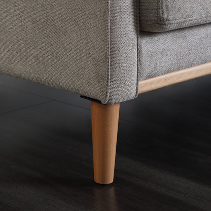 Canapé 3 places en tissu imperméable Living Space avec port de charge USB