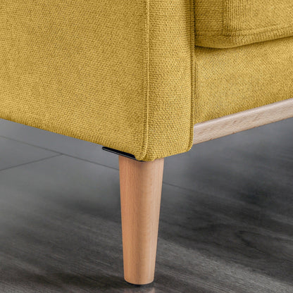 Canapé 3 places en tissu imperméable Living Space avec port de charge USB