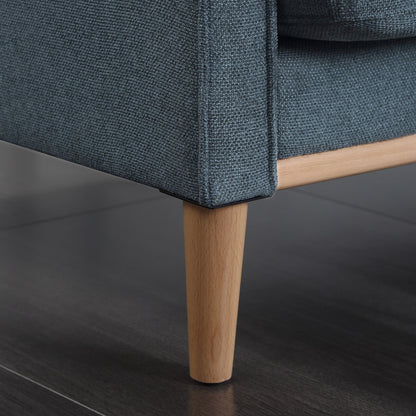 Canapé 3 places en tissu imperméable Living Space avec port de charge USB