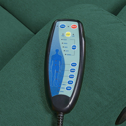 Fauteuil inclinable électrique Liyasi avec massage et chauffage pour personnes âgées