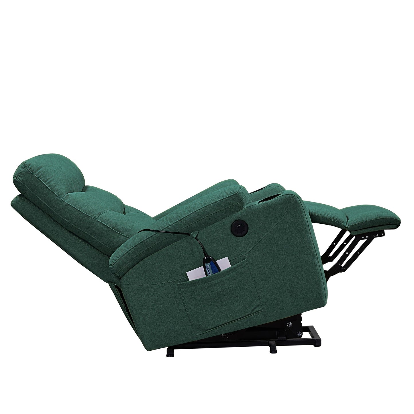 Fauteuil inclinable électrique Liyasi avec massage et chauffage pour personnes âgées