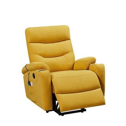 Fauteuil inclinable électrique Liyasi avec massage et chauffage pour personnes âgées