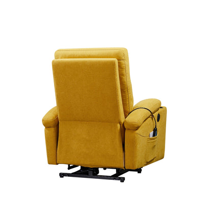 Fauteuil inclinable électrique Liyasi avec massage et chauffage pour personnes âgées