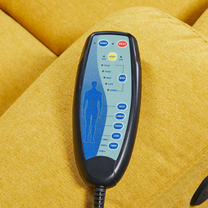 Fauteuil inclinable électrique Liyasi avec massage et chauffage pour personnes âgées