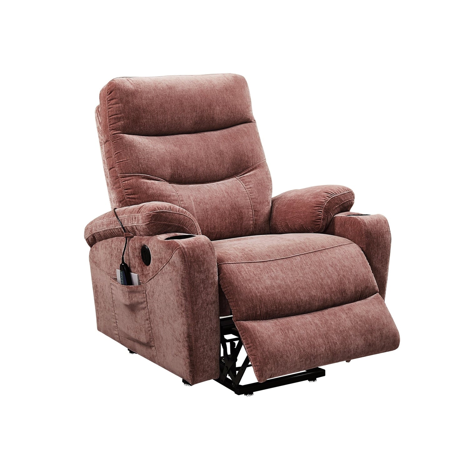 Fauteuil inclinable électrique Liyasi avec massage et chauffage pour personnes âgées