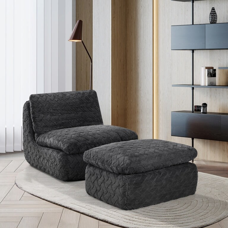 Fauteuil de compression complet avec repose-pieds pivotant