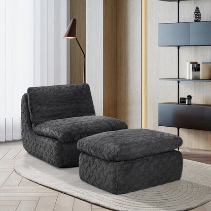Fauteuil de compression complet avec repose-pieds pivotant