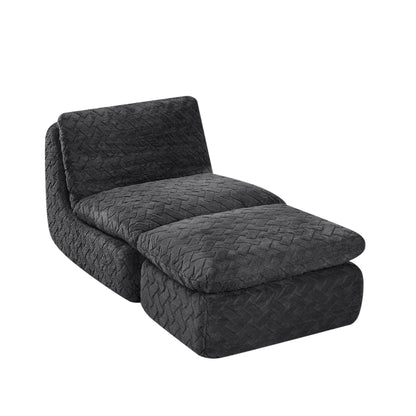 Fauteuil de compression complet avec repose-pieds pivotant