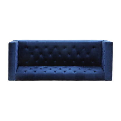 Canapé 3 places contemporain en velours Loomis par Christopher Knight Home