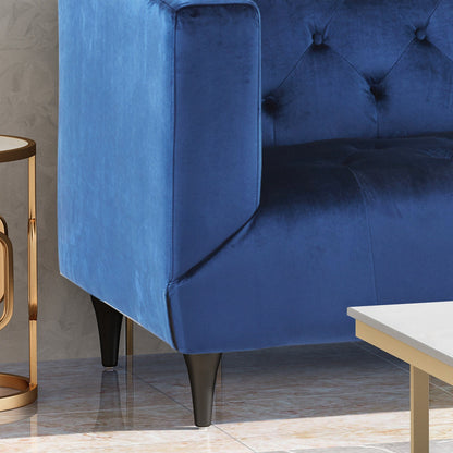 Canapé 3 places contemporain en velours Loomis par Christopher Knight Home