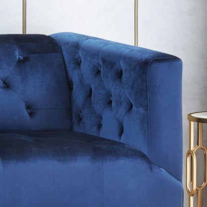 Canapé 3 places contemporain en velours Loomis par Christopher Knight Home