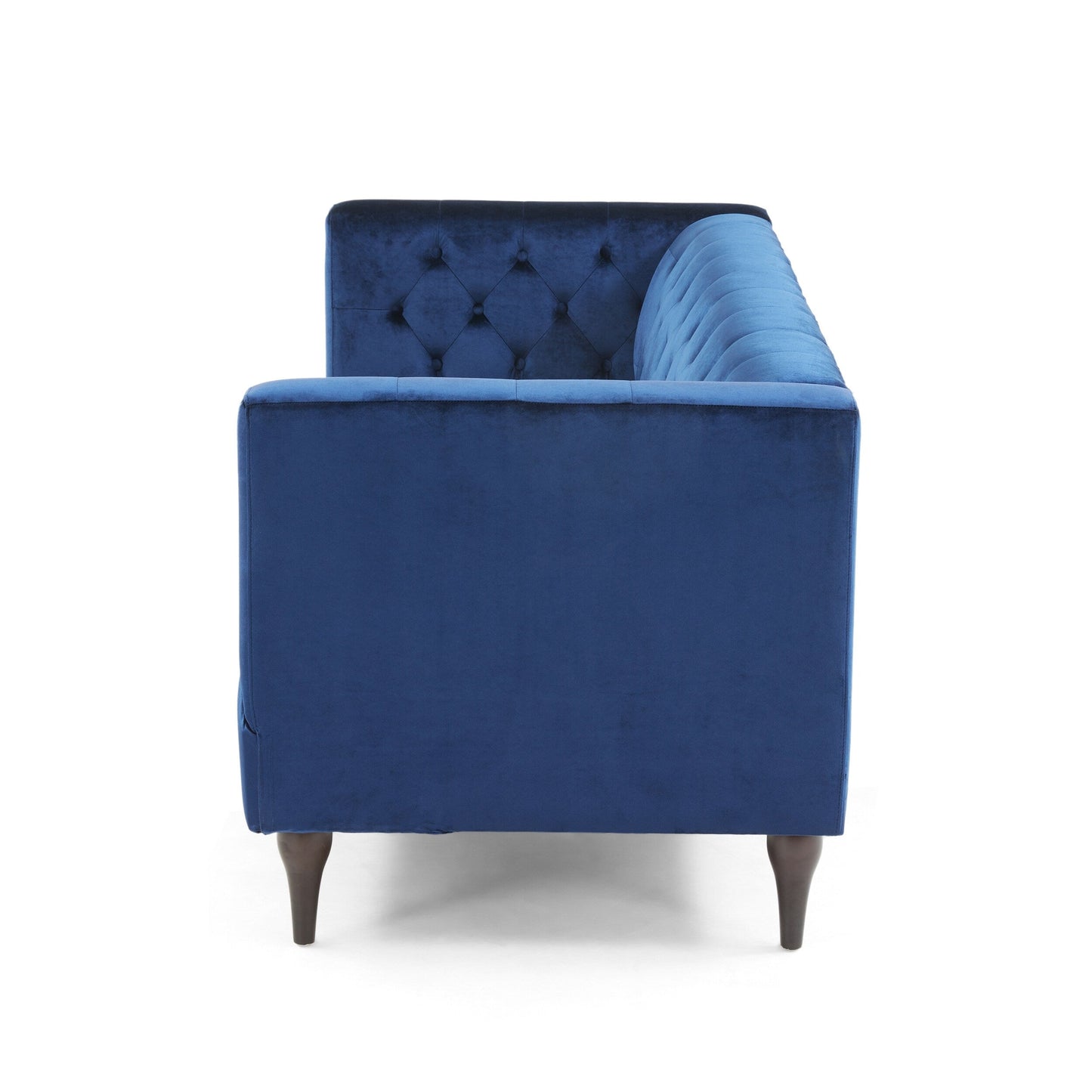 Canapé 3 places contemporain en velours Loomis par Christopher Knight Home