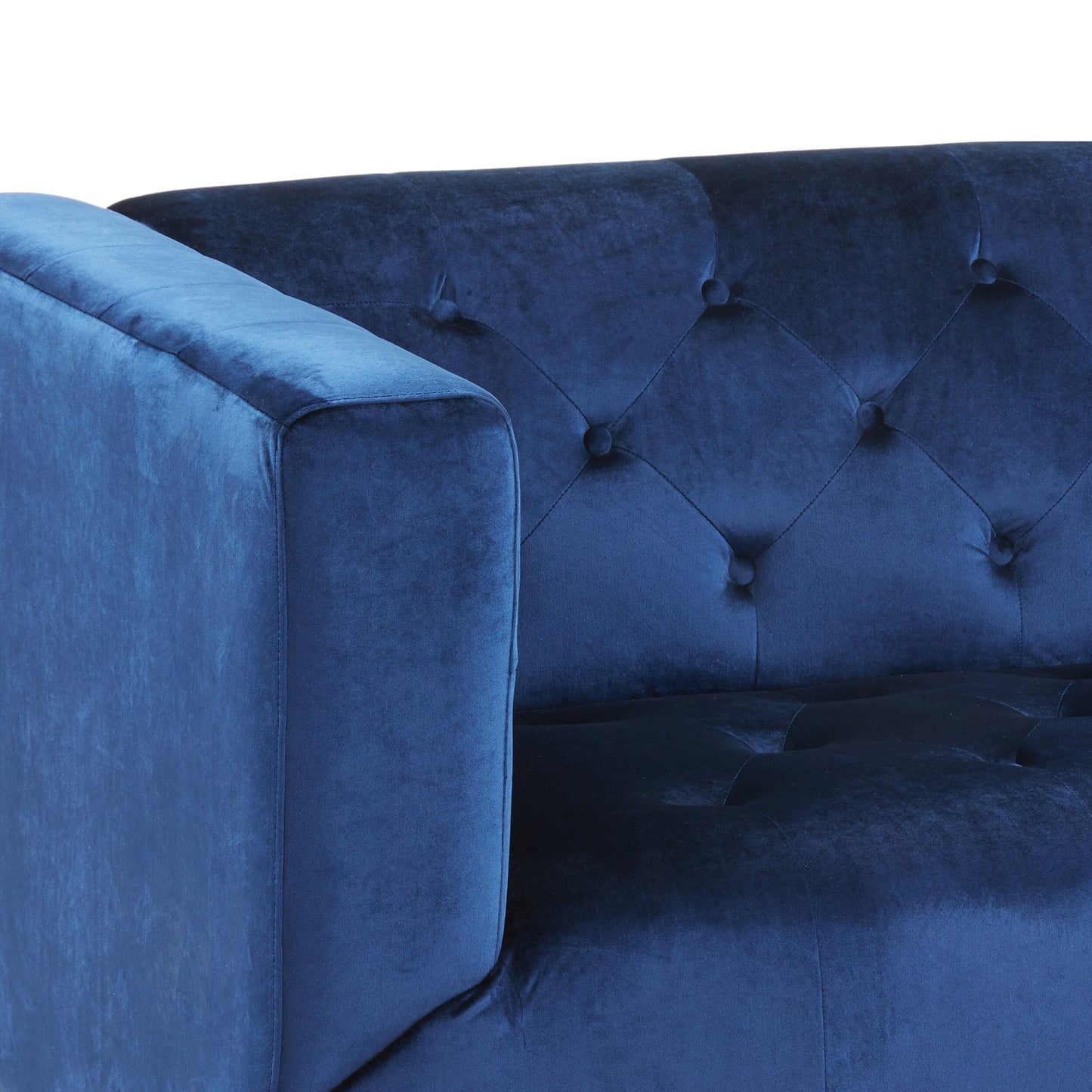 Canapé 3 places contemporain en velours Loomis par Christopher Knight Home