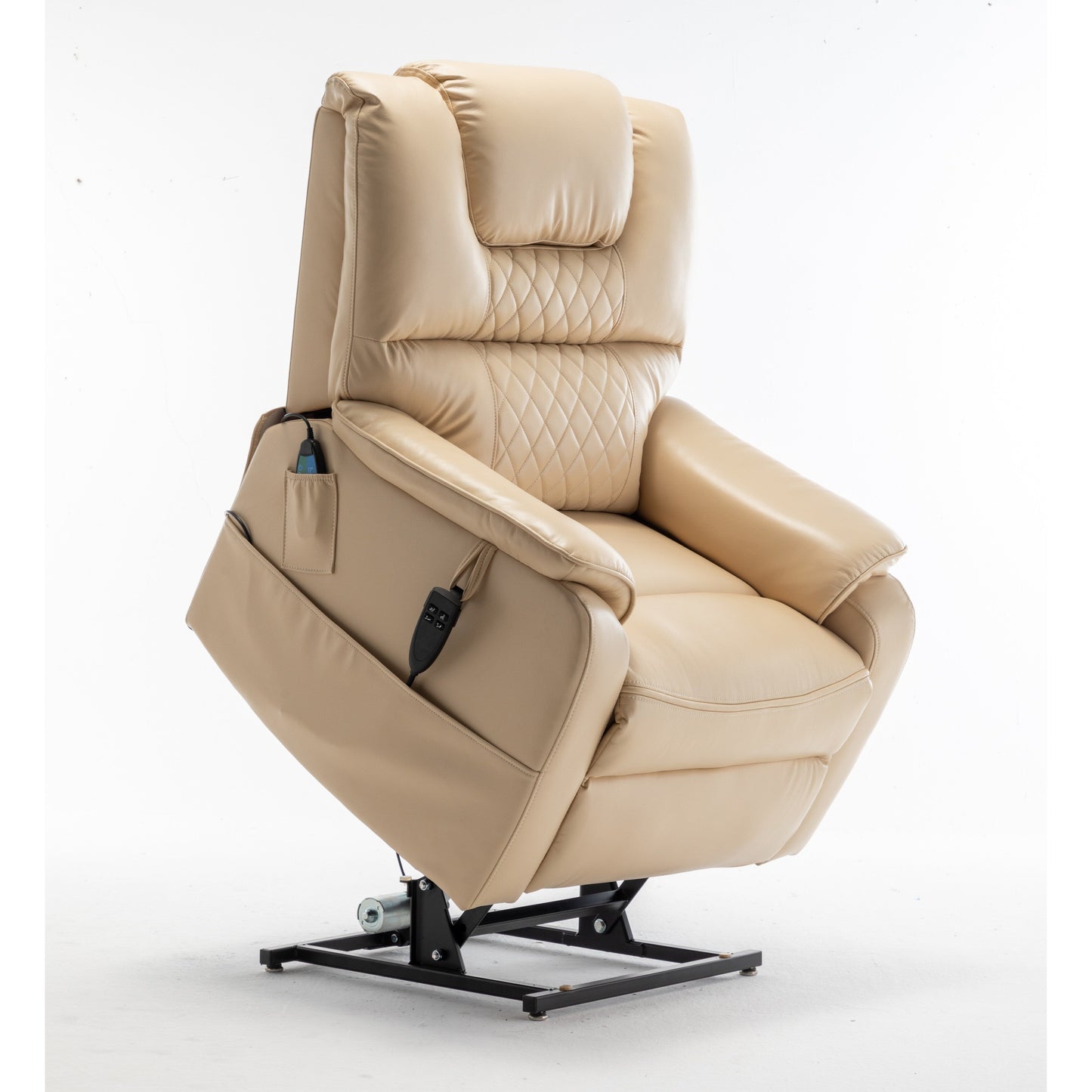 Fauteuil releveur de salon, fauteuil relax, canapé, fauteuil de salon, alimentation électrique pour personnes âgées (position allongée à 180 degrés)
