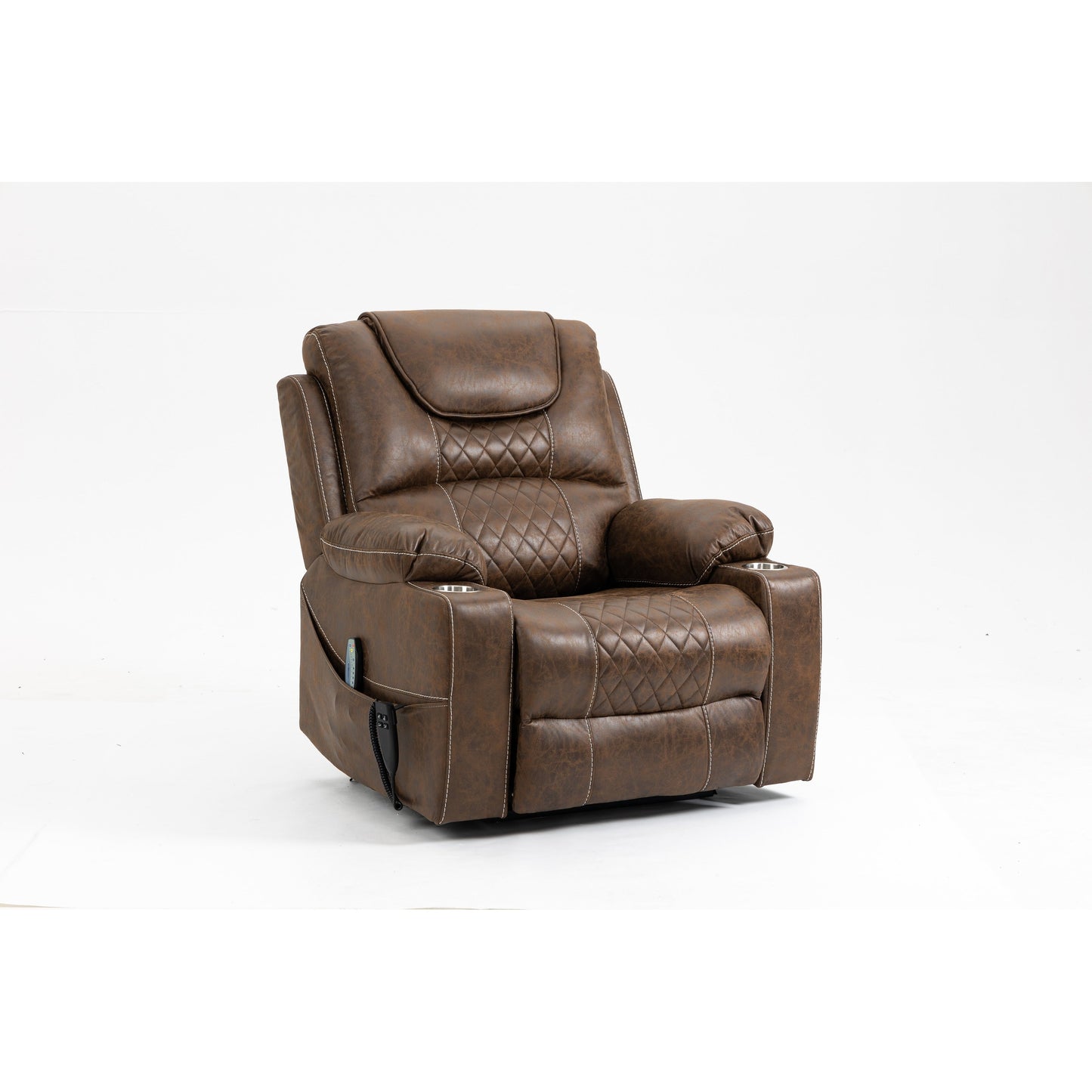 Fauteuil releveur de salon, fauteuil relax, canapé, fauteuil de salon, alimentation électrique pour personnes âgées (position allongée à 180 degrés)