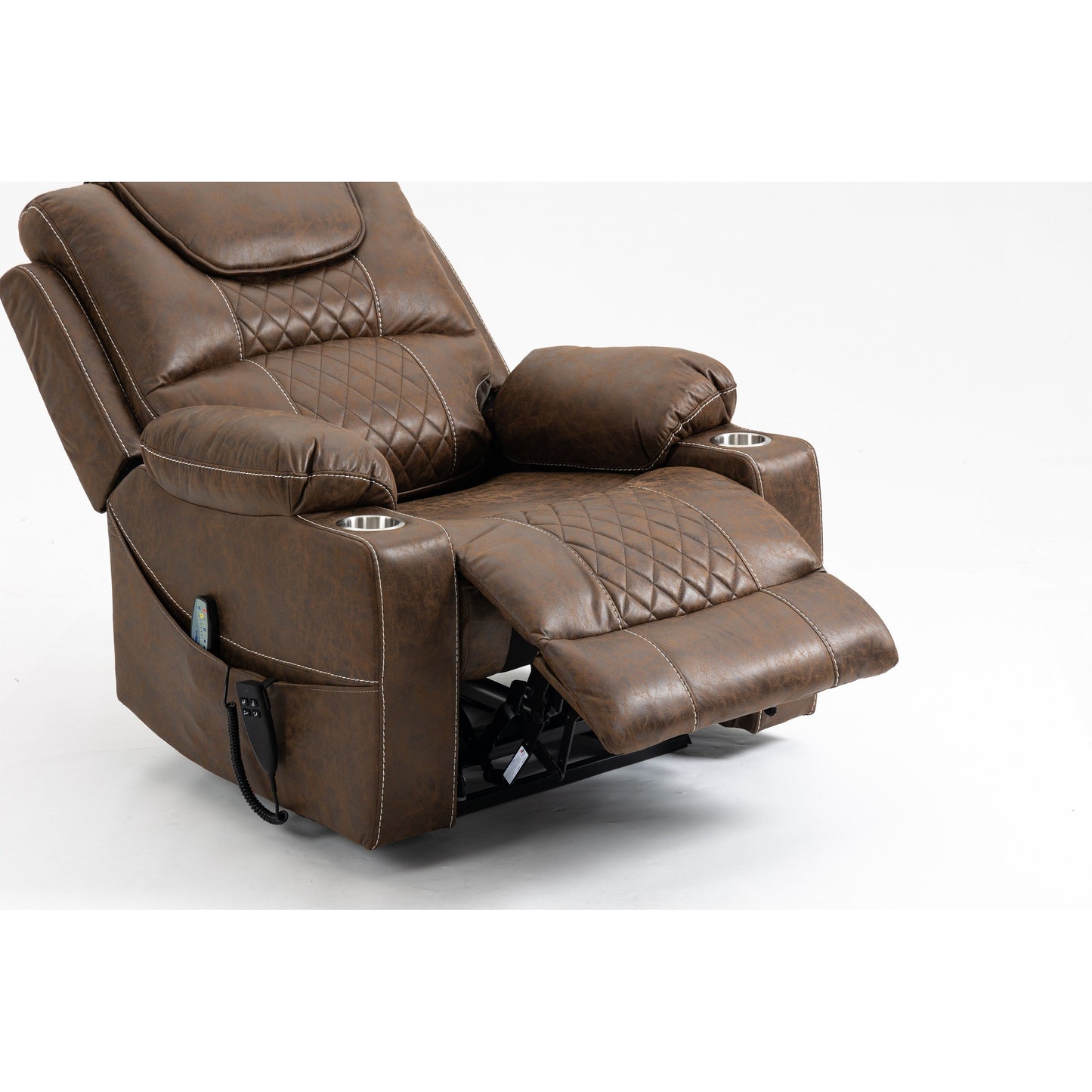 Fauteuil releveur de salon, fauteuil relax, canapé, fauteuil de salon, alimentation électrique pour personnes âgées (position allongée à 180 degrés)