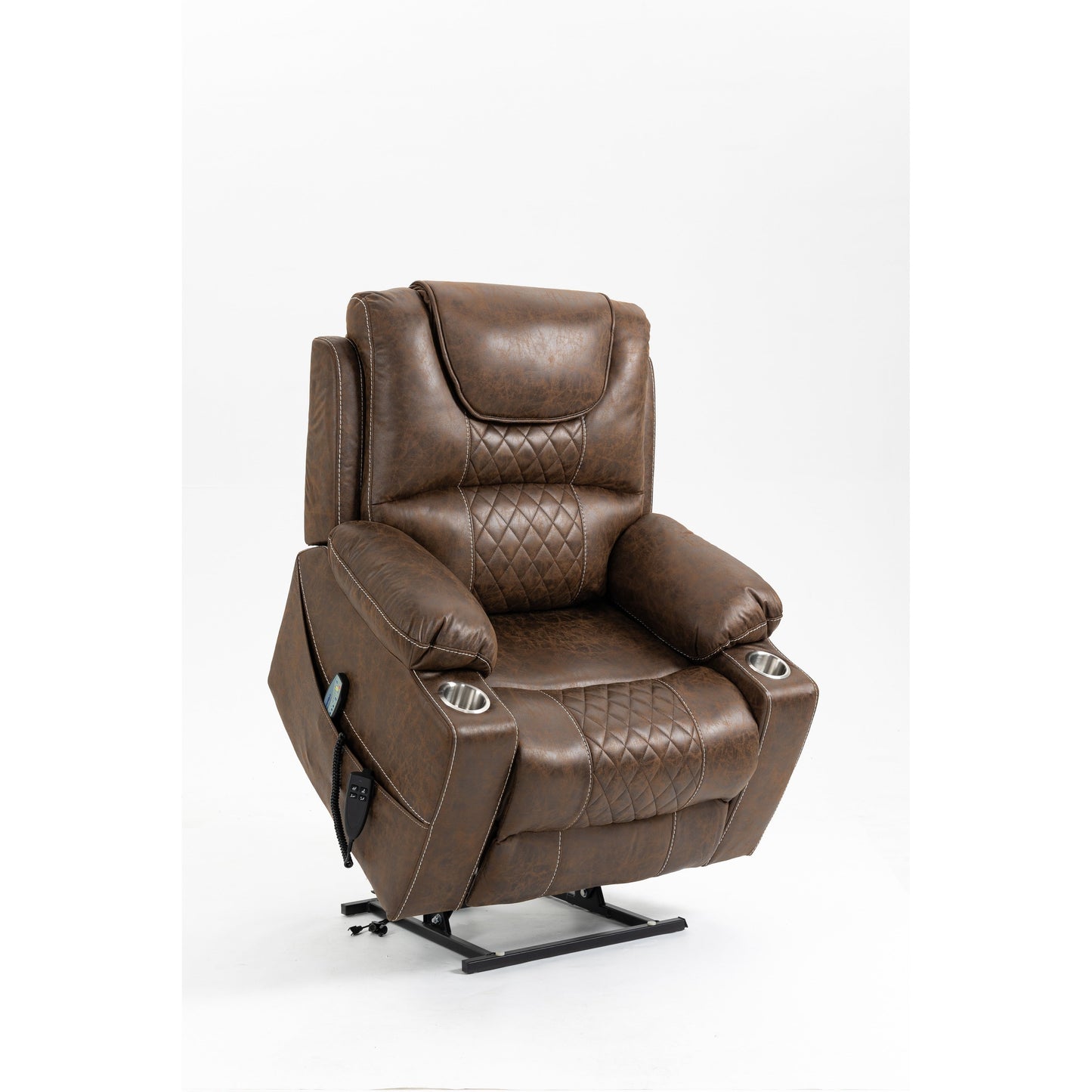 Fauteuil releveur de salon, fauteuil relax, canapé, fauteuil de salon, alimentation électrique pour personnes âgées (position allongée à 180 degrés)