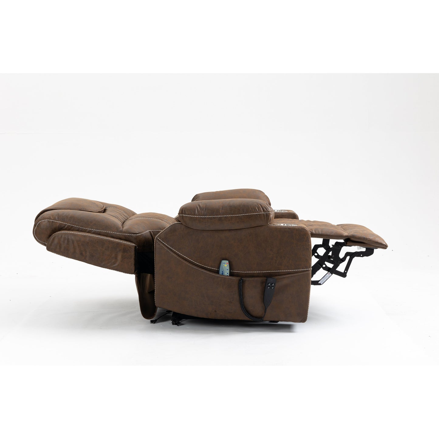 Fauteuil releveur de salon, fauteuil relax, canapé, fauteuil de salon, alimentation électrique pour personnes âgées (position allongée à 180 degrés)