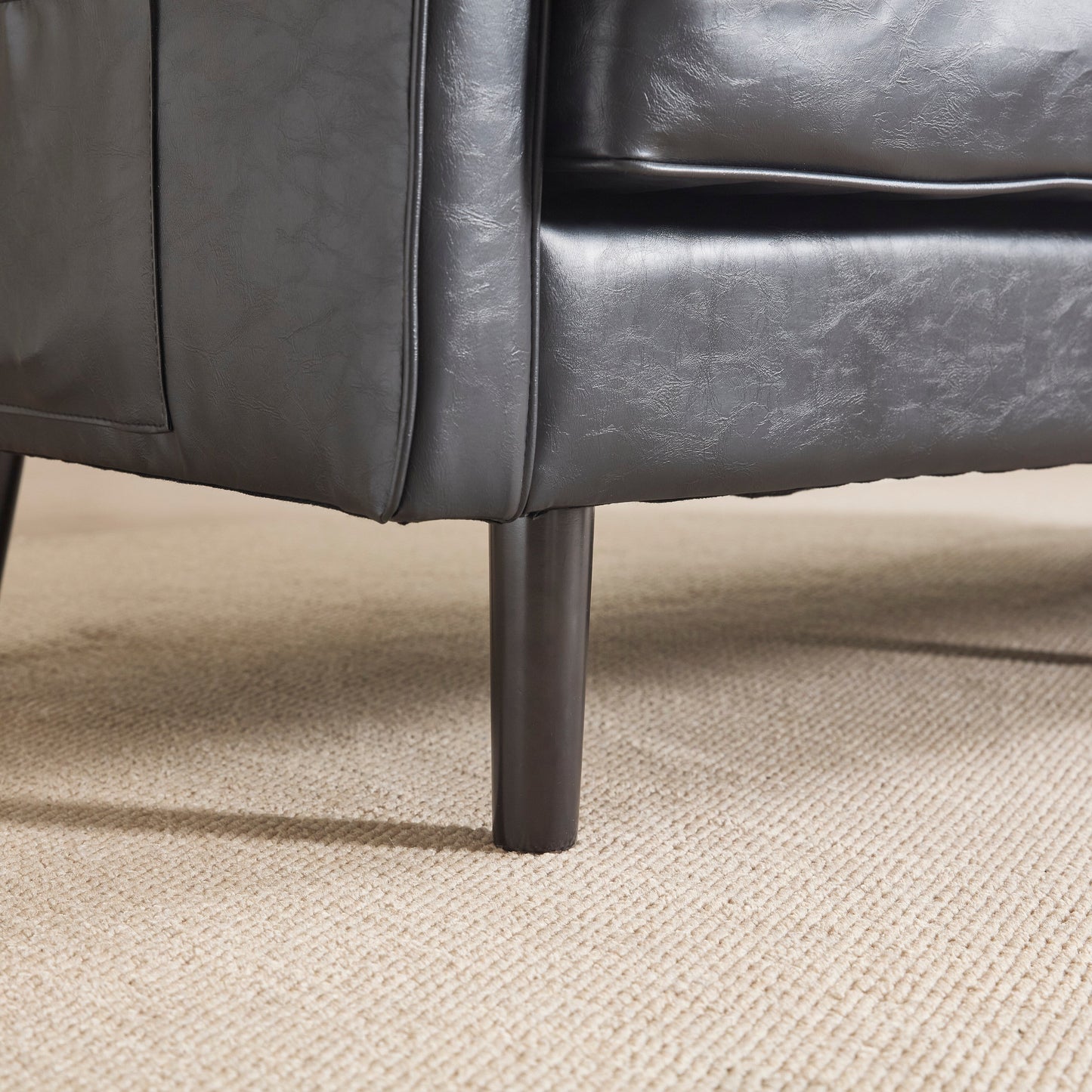 Canapé deux places, canapé pour salon, petit canapé avec port USB et housse de coussin amovible