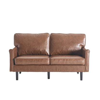 Canapé deux places, canapé pour salon, petit canapé avec port USB et housse de coussin amovible