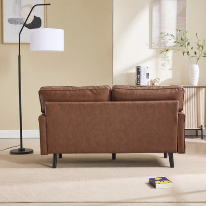 Canapé deux places, canapé pour salon, petit canapé avec port USB et housse de coussin amovible