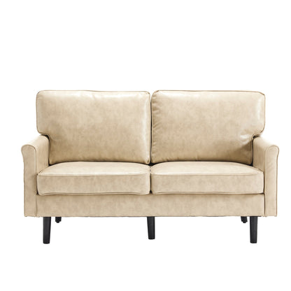 Canapé deux places, canapé pour salon, petit canapé avec port USB et housse de coussin amovible