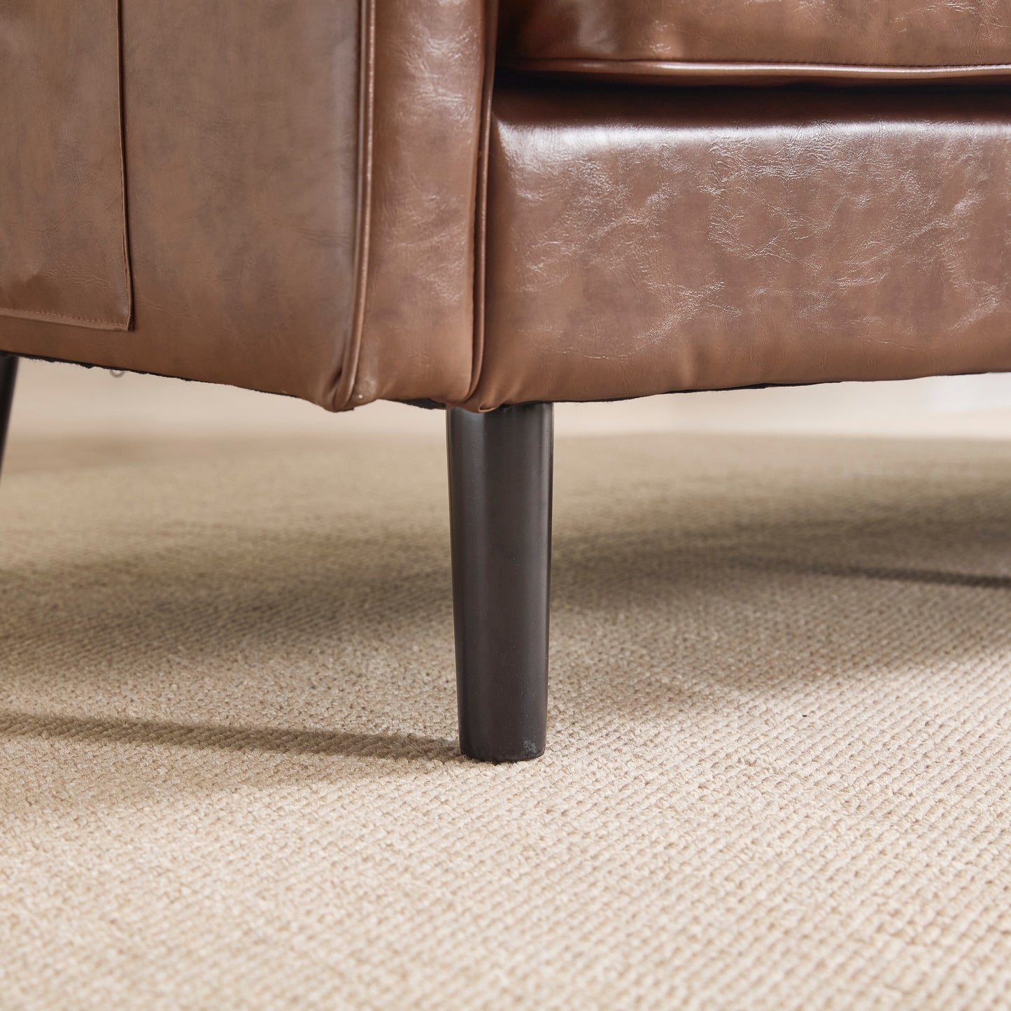 Canapé deux places, canapé pour salon, petit canapé avec port USB et housse de coussin amovible