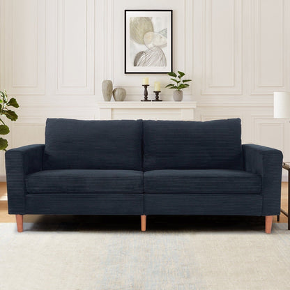 82,7 canapés pour le salon, canapés causeuse confortables, canapé causeuse en velours côtelé, montage facile pour les petits espaces