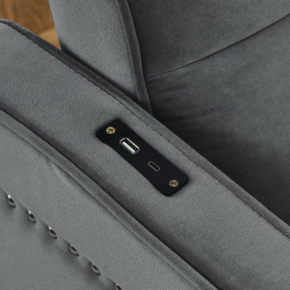 Canapé-lit deux places avec lit gigogne et dossier réglable