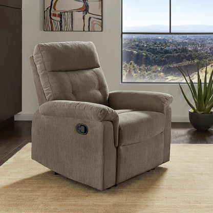 Fauteuil inclinable manuel en tissu chenille Lufkin par iNSPIRE Q Classic