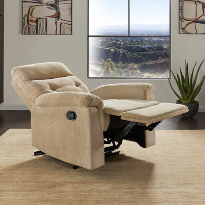 Fauteuil inclinable manuel en tissu chenille Lufkin par iNSPIRE Q Classic