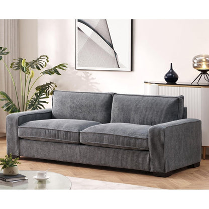 Canapé de salon de luxe en velours côtelé