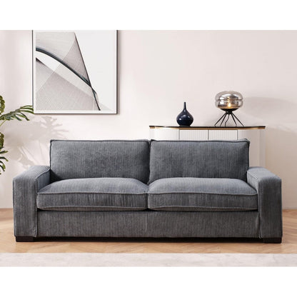 Canapé de salon de luxe en velours côtelé