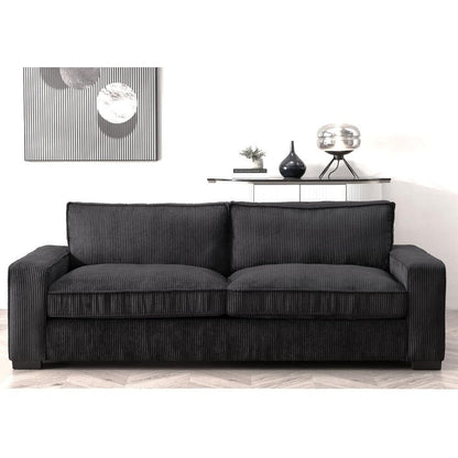 Canapé de salon de luxe en velours côtelé