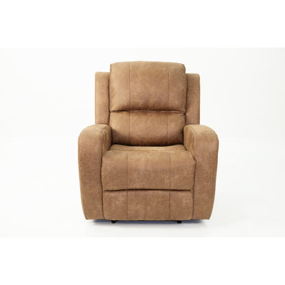 Fauteuil inclinable simple luxueux avec capitonnage horizontal et vertical pour un confort et un style inégalés