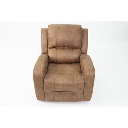 Fauteuil inclinable simple luxueux avec capitonnage horizontal et vertical pour un confort et un style inégalés