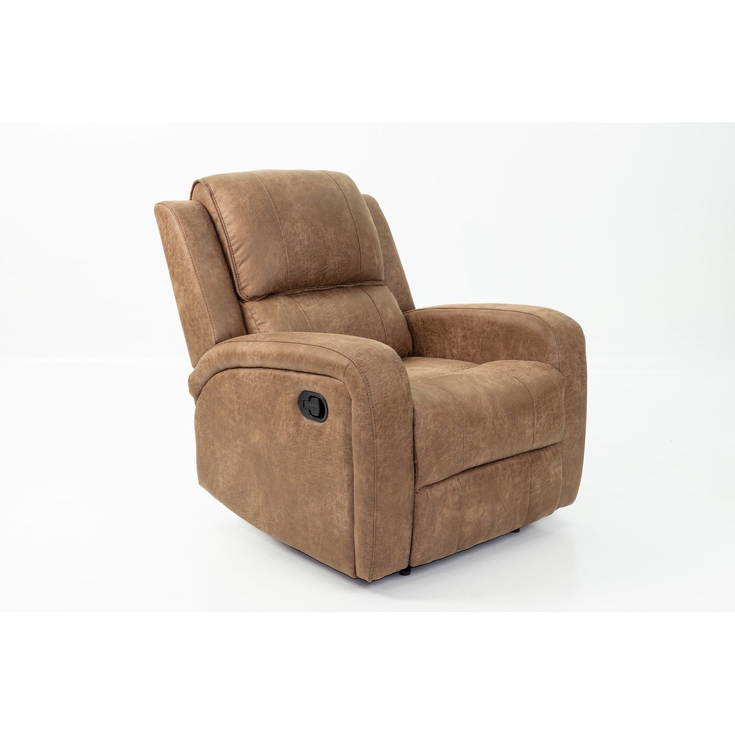 Fauteuil inclinable simple luxueux avec capitonnage horizontal et vertical pour un confort et un style inégalés
