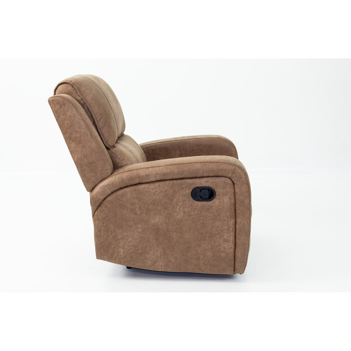 Fauteuil inclinable simple luxueux avec capitonnage horizontal et vertical pour un confort et un style inégalés