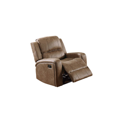 Fauteuil inclinable simple luxueux avec capitonnage horizontal et vertical pour un confort et un style inégalés