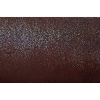 Fauteuil inclinable simple luxueux avec revêtement en similicuir moelleux et fonction d'inclinaison manuelle